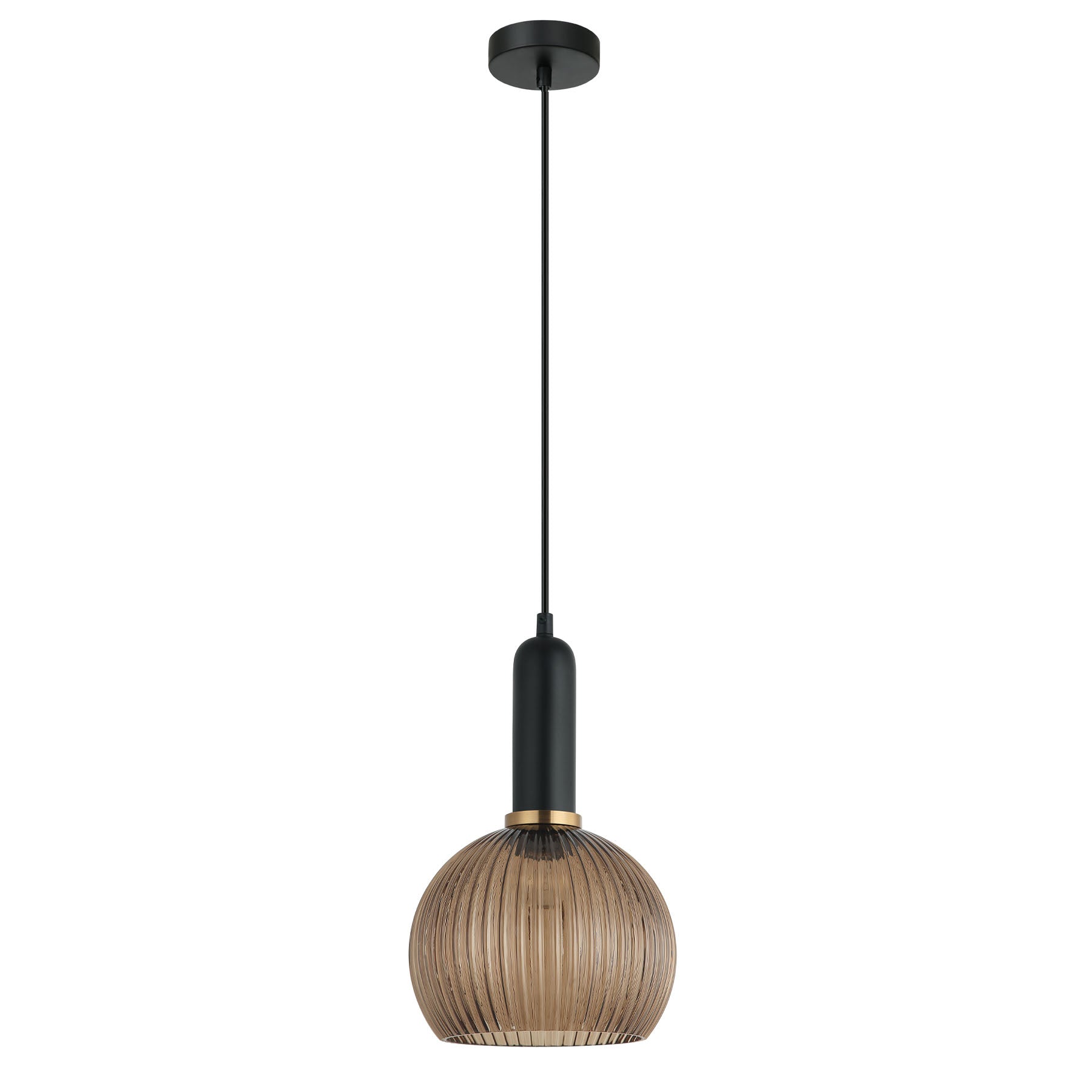 Buy Pendant Lights Australia Vintaj 1 Light Pendant Amber Glass Wine Glass Shape - VINTAJ3