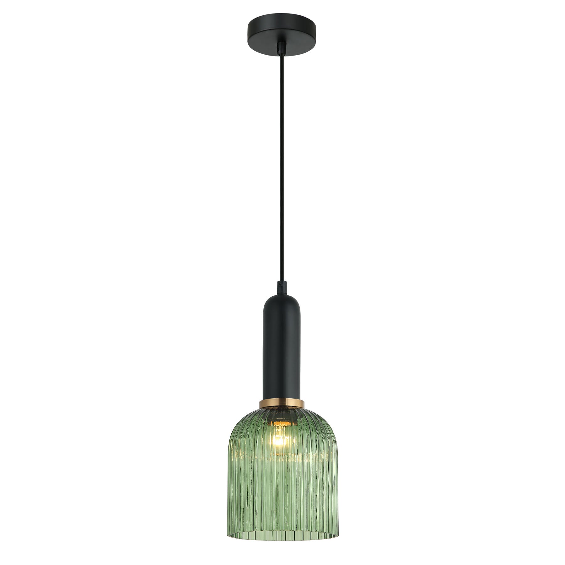 Buy Pendant Lights Australia Vintaj 1 Light Pendant Green Glass Ellipse Shape - VINTAJ8