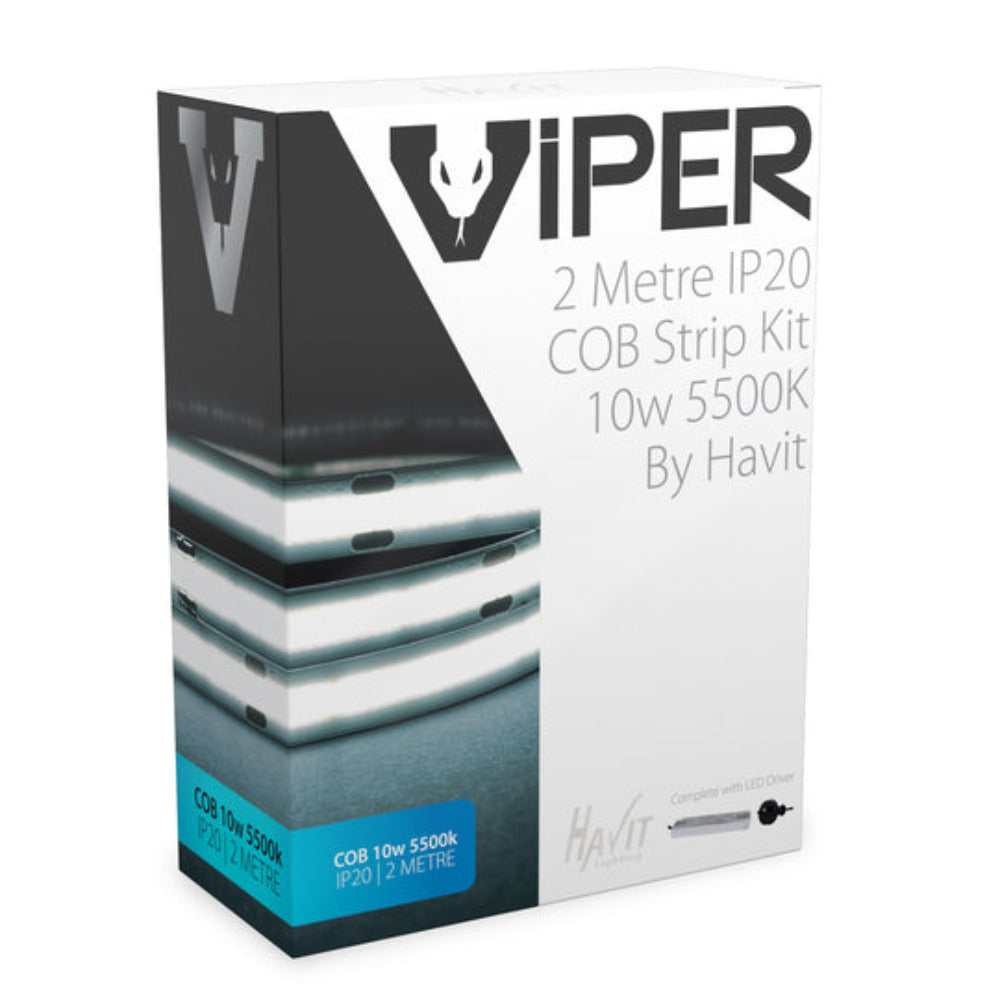 VIPER 12V 10W IP20 LED Strip Kit 5500K 2M - VPR9764IP20-512-2M