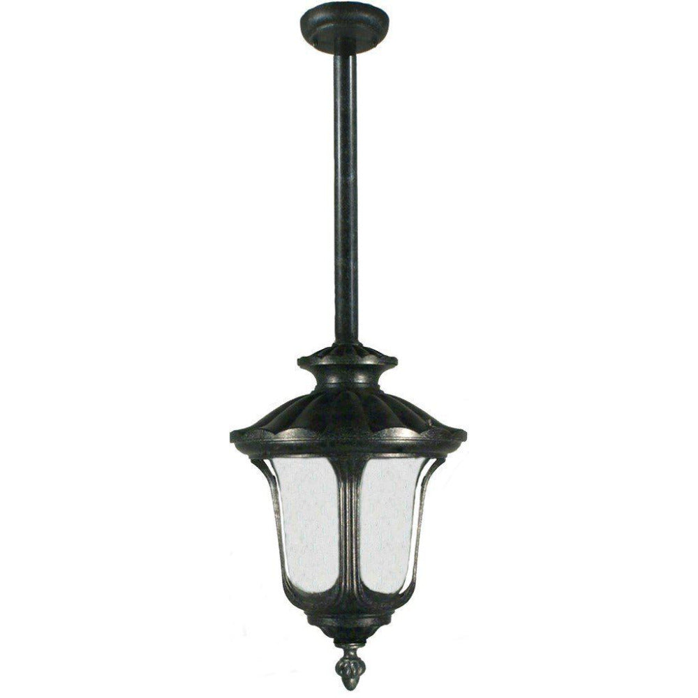 Waterford Large Outdoor Rod Pendant Antique Black IP44 - 1000562