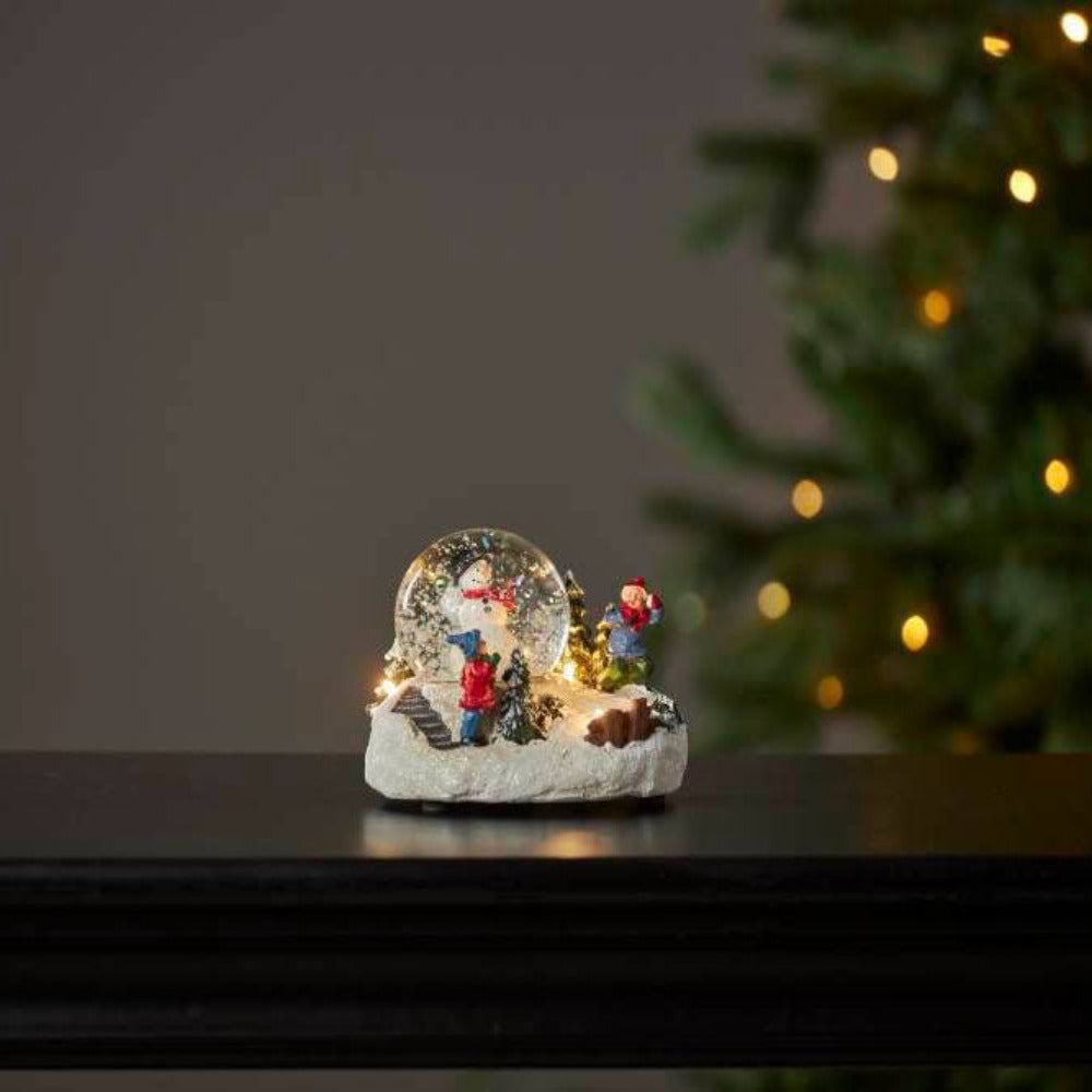 Buy Christmas Lights Australia XMAS Winterville Snowman Snow Globe - 411482