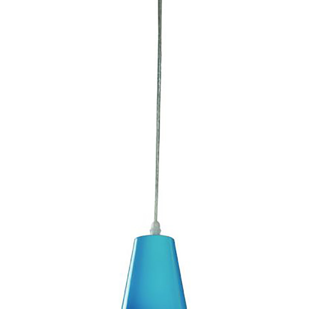Buy Pendant Lights Australia Divo Angled Dome Shape 1 Light Pendant Blue - DIVO6