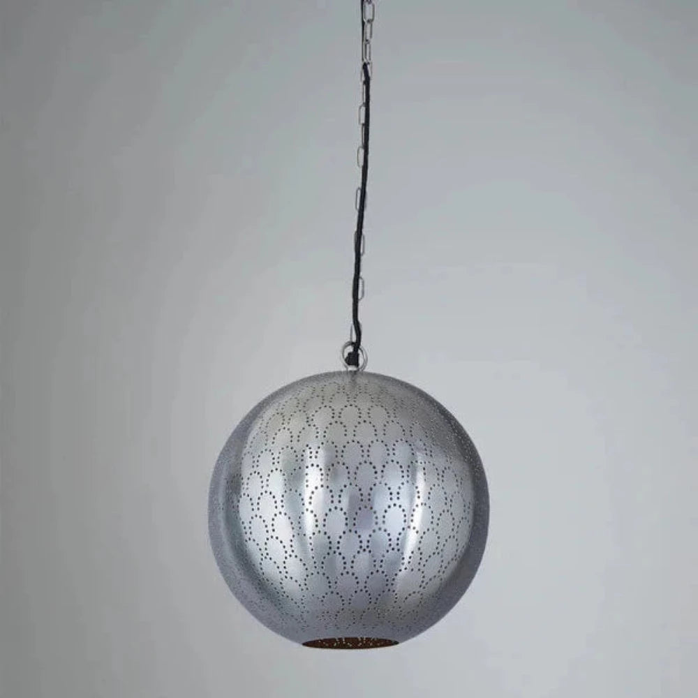 Buy Pendant Lights Australia Mamba Pendant Light Nickel Metal - ZAF11242