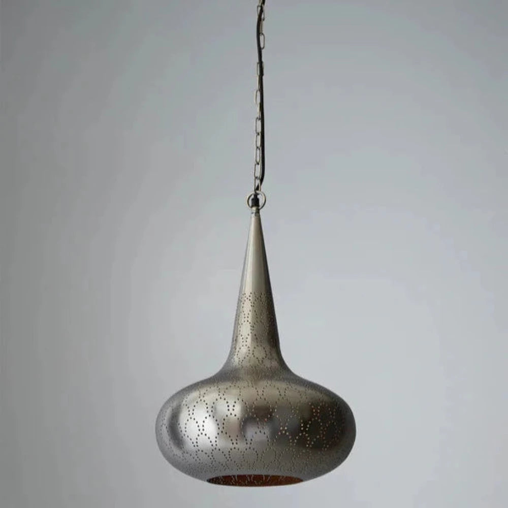 Buy Pendant Lights Australia Cobra Pendant Light Nickel Metal - ZAF11245