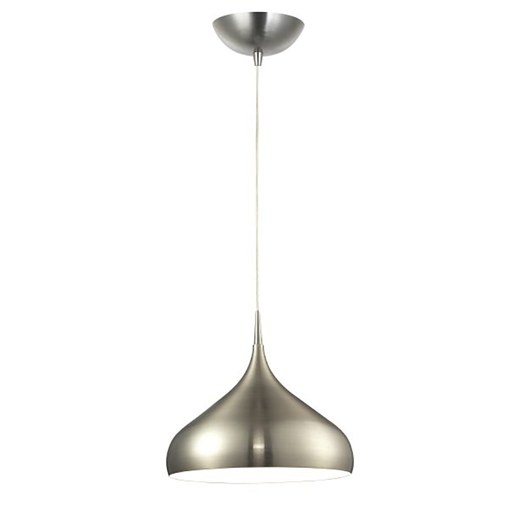 Buy Pendant Lights Australia Zara Pendant Light Satin Nickel Steel - ZARA8A