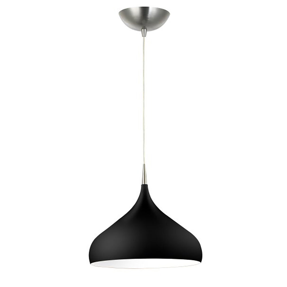 Buy Pendant Lights Australia Zara Pendant Light Matt Black Steel - ZARA9A