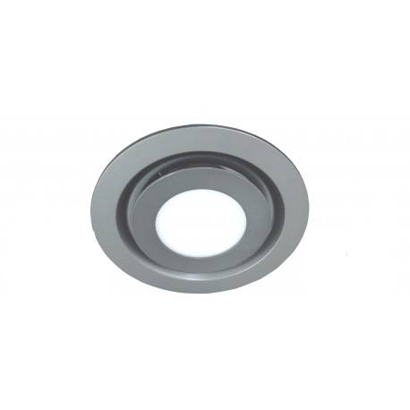 Round Fascia to suit AIRBUS 200 body (PVPX200) Silver With LED - ABGLED200SS-RD