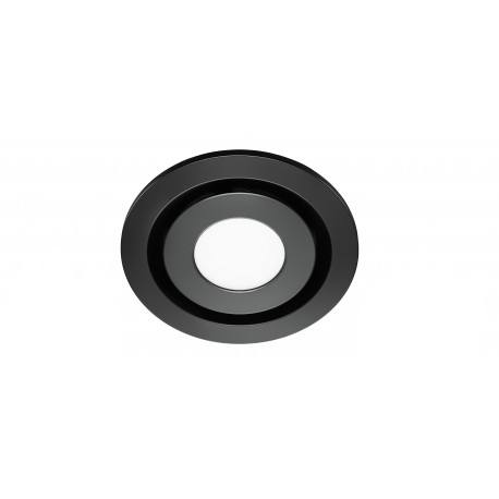 Round Fascia to suit AIRBUS 200 body (PVPX200) Black With LED - ABGLED200BL-RD
