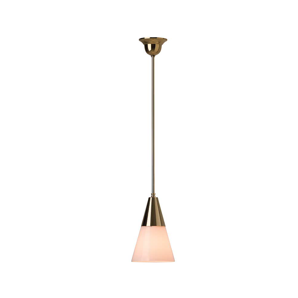 Buy Pendant Lights Australia Conical Pendant Light Polished Brass - BRS381-9