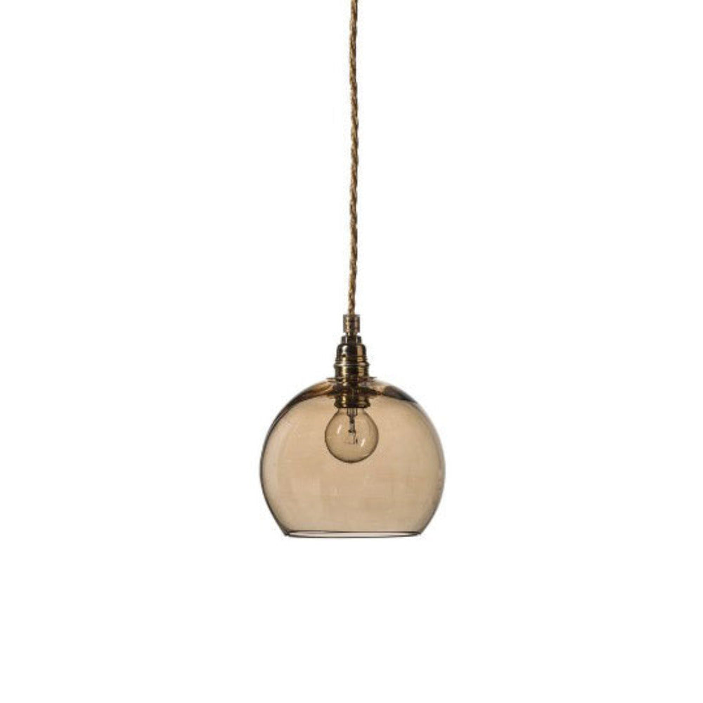 Buy Pendant Lights Australia Rowan Pendant Light W155mm Glass Matt Gold - LA1015