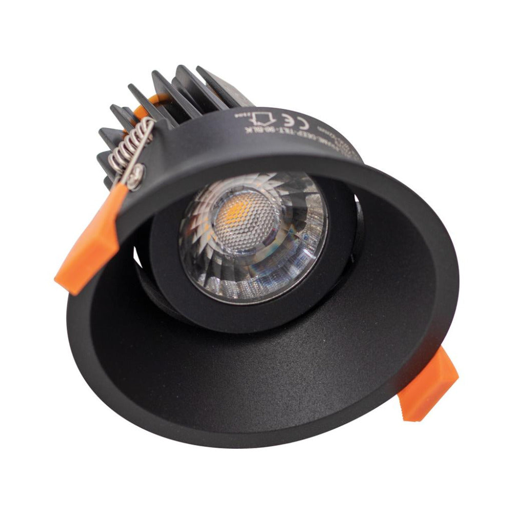 Buy Recessed LED Downlights Australia Cell Recessed LED Downlights W100mm 13W Black 5CCT - 21685