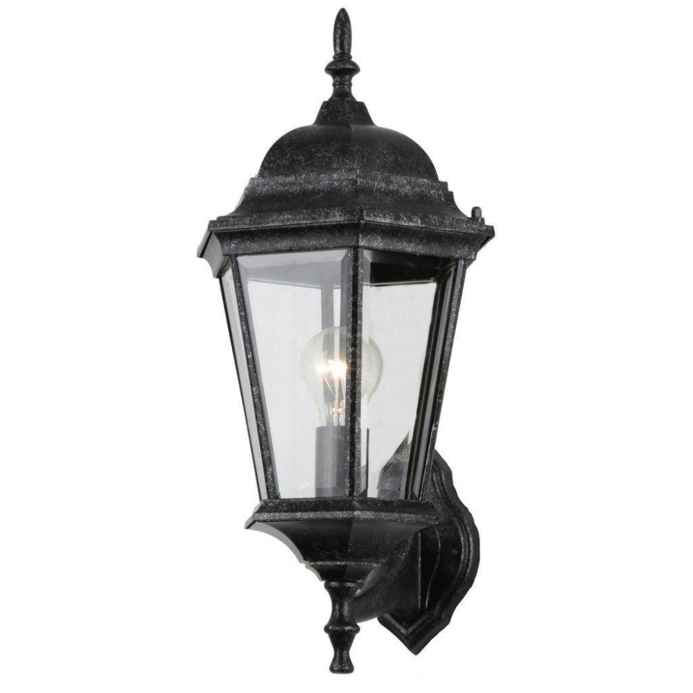 Junction Small Outdoor Wall Light Antique Black IP44 - 1001244