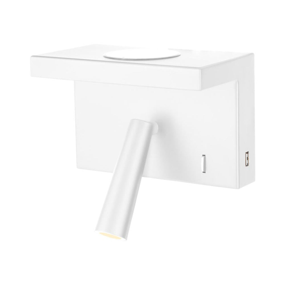 Charge Bedside Reading Light 2W White 3CCT - 22696