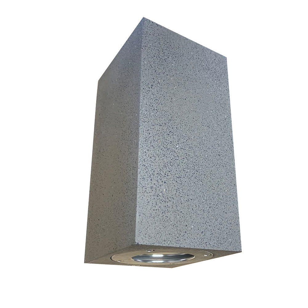 Buy Up / Down Wall Lights Australia Square Up / Down Wall Light W84mm Aluminium & Concrete - 3A-79B053