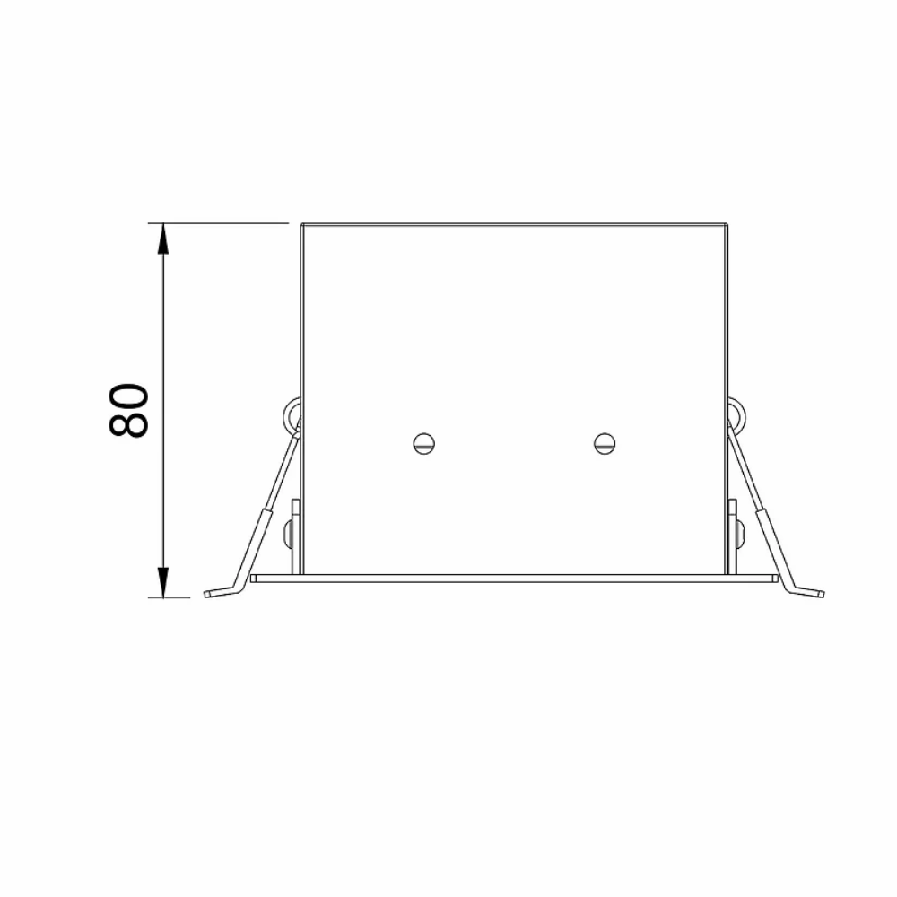 Buy Recessed LED Downlights Australia Recessed LED Downlight W105mm White Aluminum TRI Colour - LUX-DD1010M-C10W