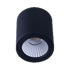 LED Surface Mounted Downlight Black Aluminum 20W TRI Colour - DL2092/BK/TC