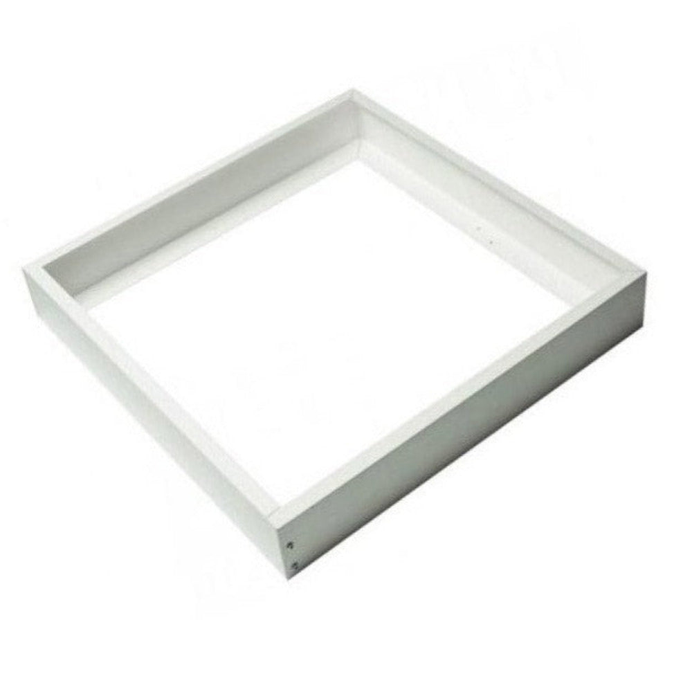 Surface Panel Frame 600mm x 600mm White Steel - FRAME-PANEL SUR-MOUNT 600*600