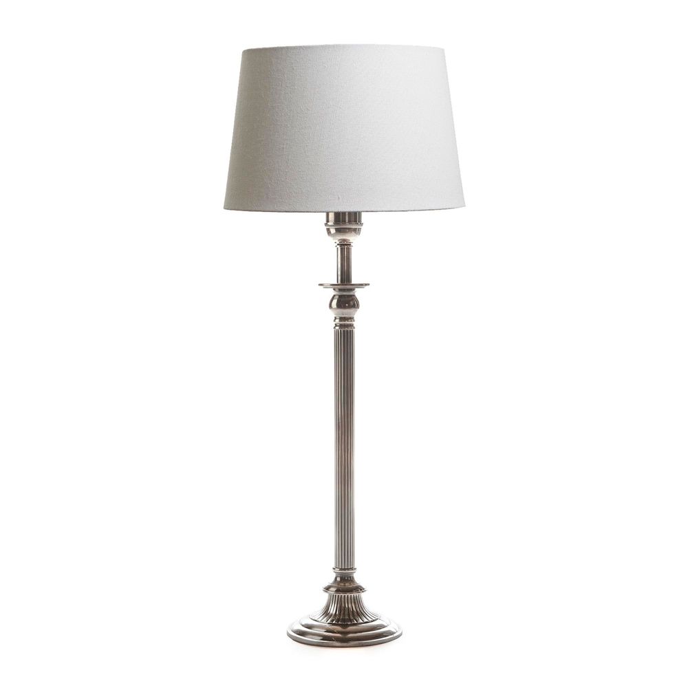 Chelsea 1 Light Table Lamp Base Only Antique Silver - ELPIM50351AS