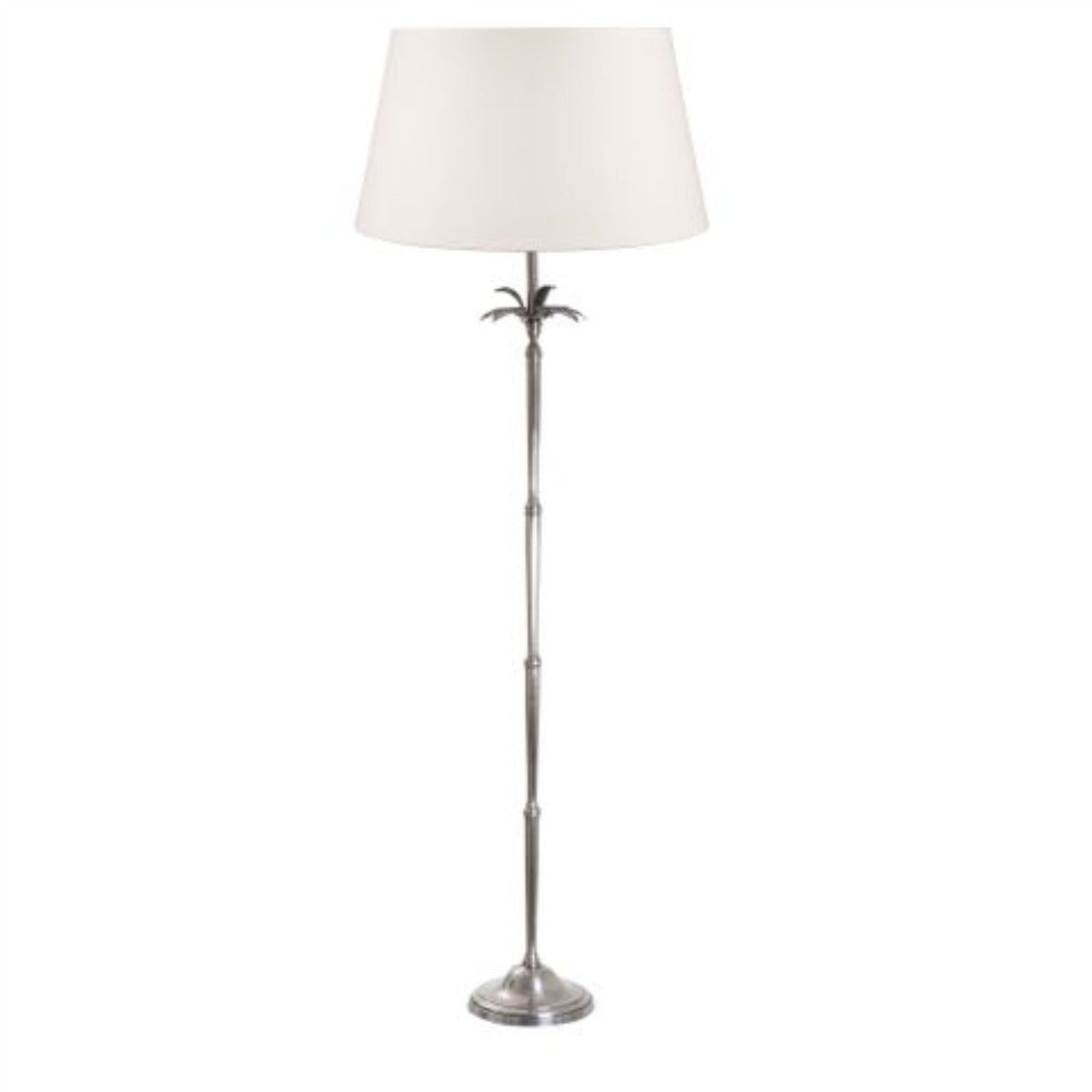 Casablanca 1 Light Floor Lamp Base Antique Silver - ELANK58785FLAS