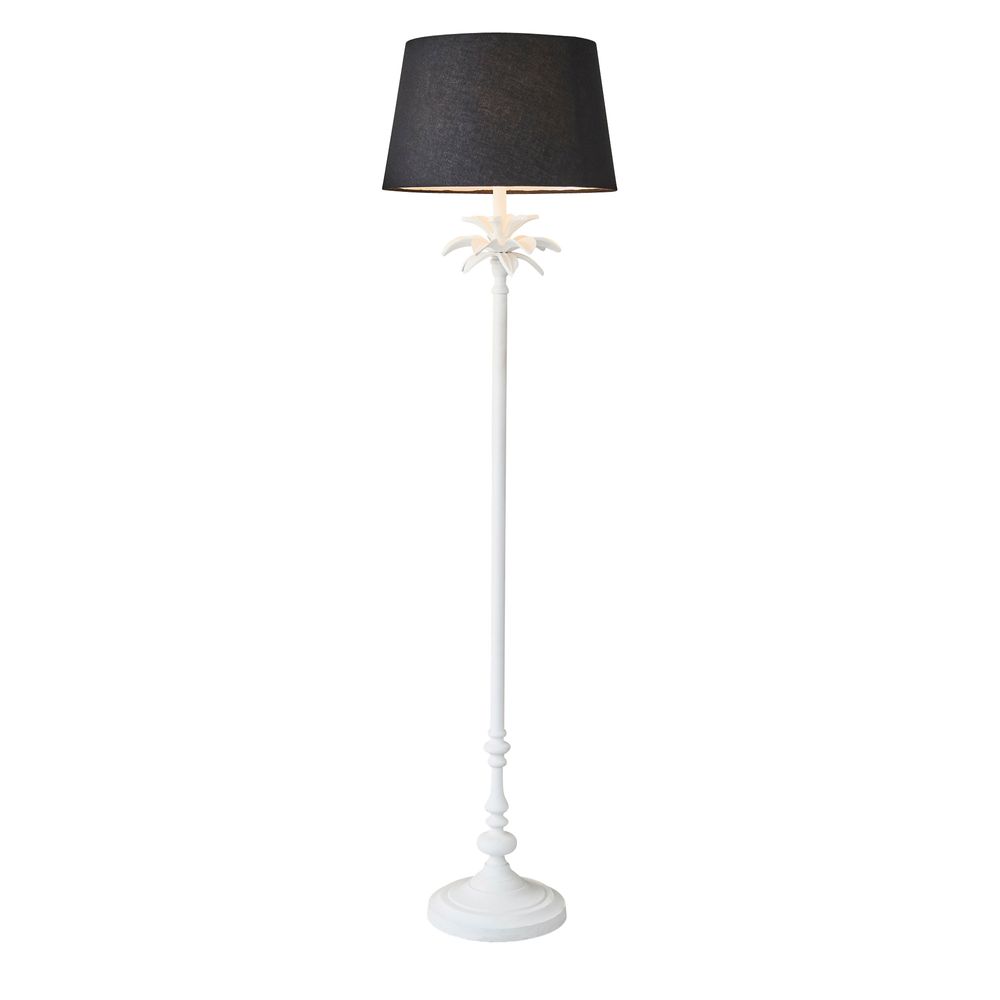 Casablanca 1 Light Floor Lamp Base White - ELANK58785FLWHT