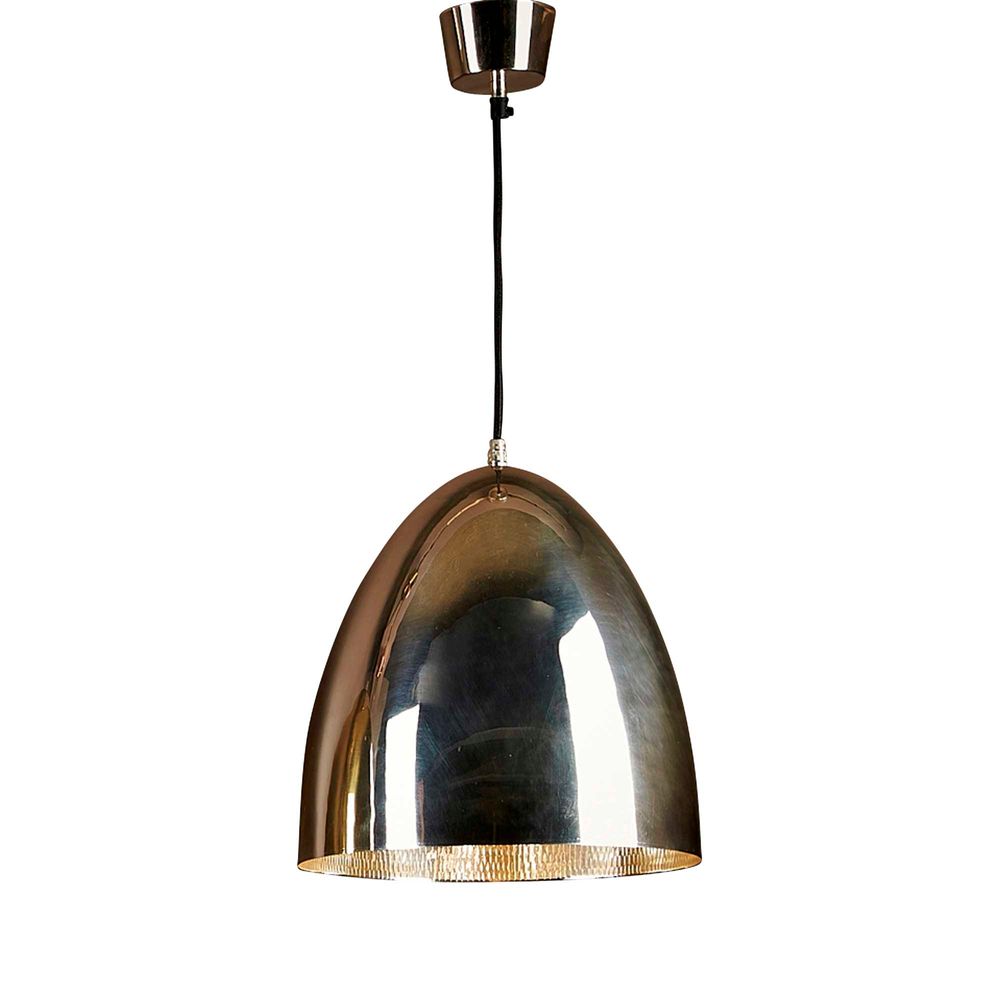 Buy Pendant Lights Australia Egg 1 Light Pendant Silver - ELAWEGGSIL