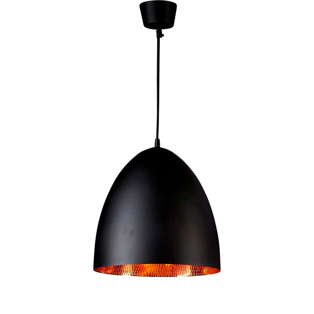 Buy Pendant lights australia - Egg 1 Light Pendant Black Copper - ELAWEGGBLKCOP