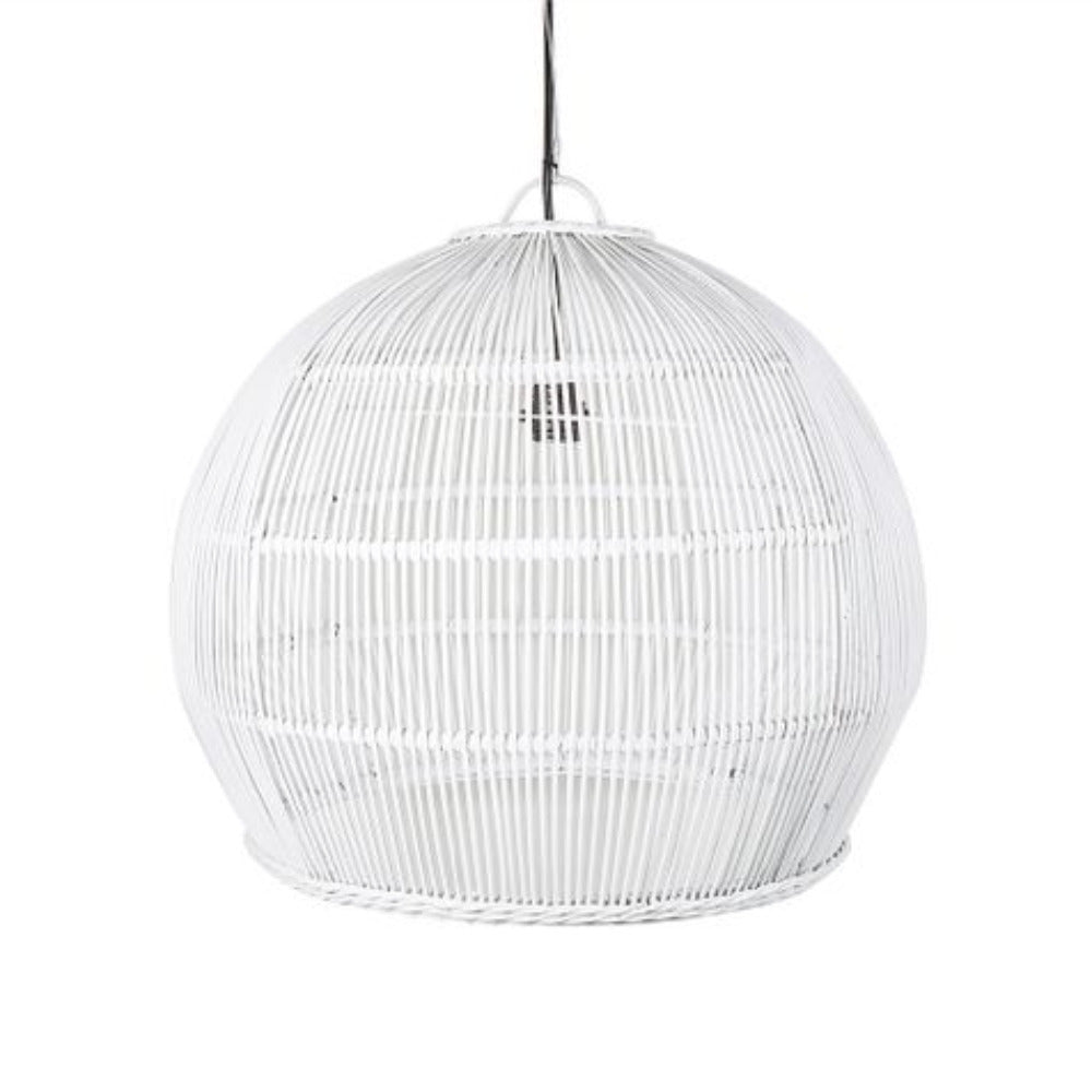 Buy Pendant lights australia - Comores 1 Light Pendant White - ELBER01WHT