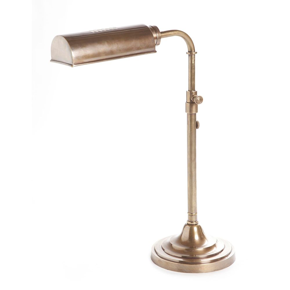 Brooklyn 1 Light Desk Lamp Antique Brass - ELPIM50591AB