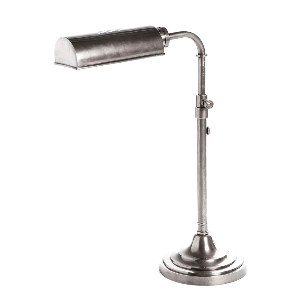 Buy Desk Lamps Australia Brooklyn 1 Light Desk Lamp Antique Silver - ELPIM50591AS