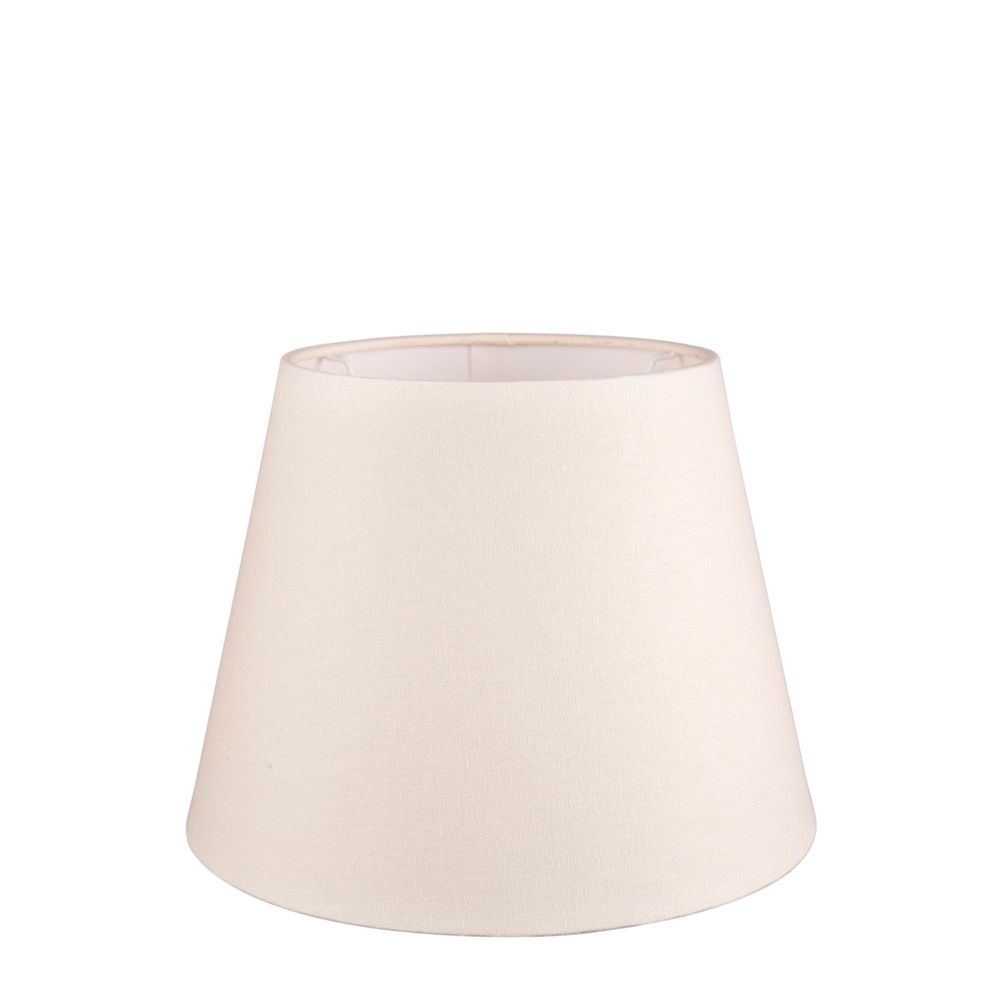 Small Taper Lamp Shade (12x8x9 H) - Textured Ivory - Linen Lamp Shade - ELSZ1289IVEU
