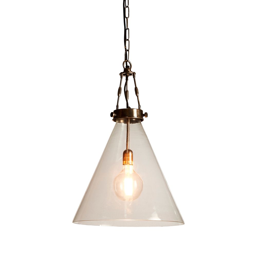 Buy Pendant Lights Australia Gadsden Glass 1 Light Pendant Large Silver - ELPIM59001AS