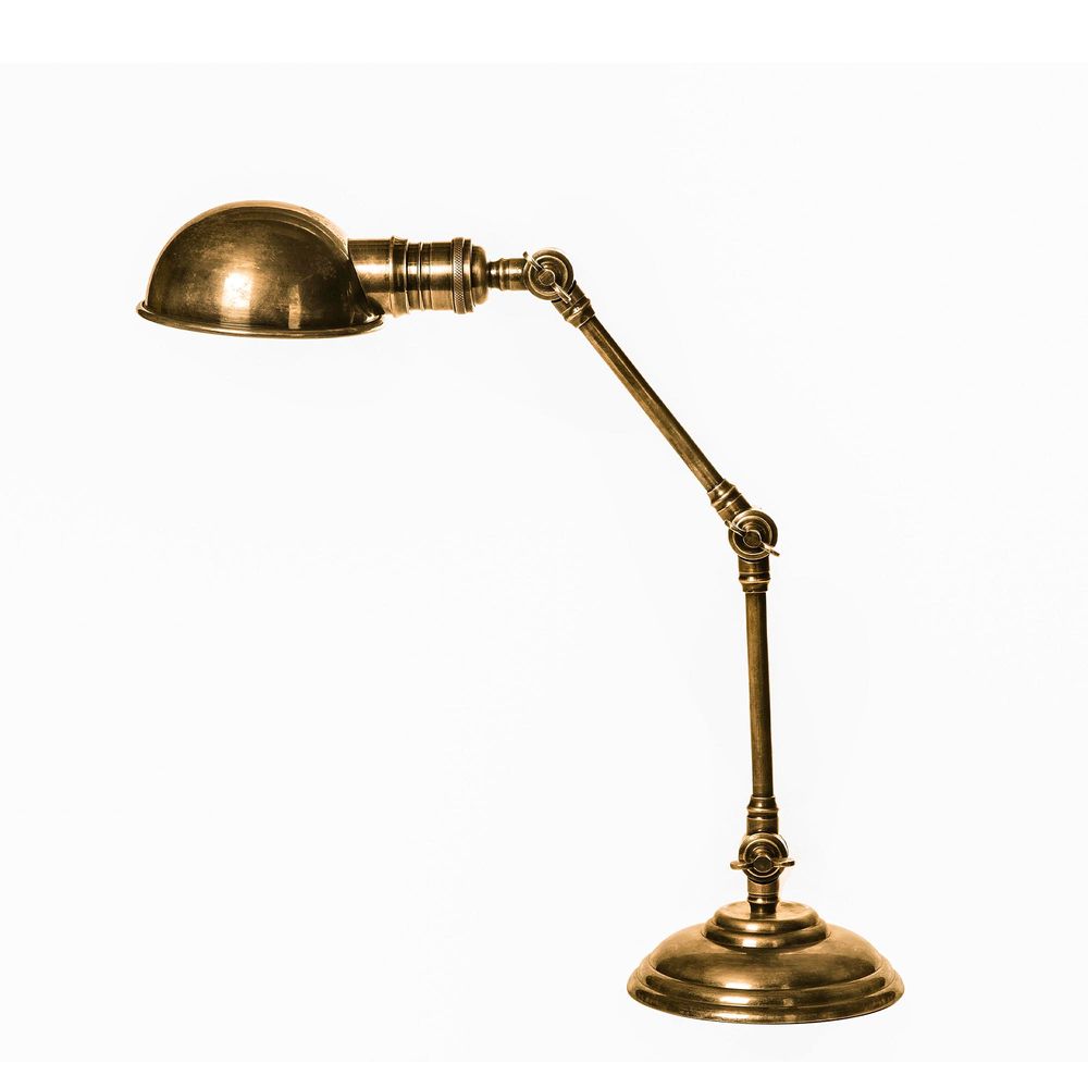 Stamford Desk Lamp Antique Brass - ELPIM59166AB