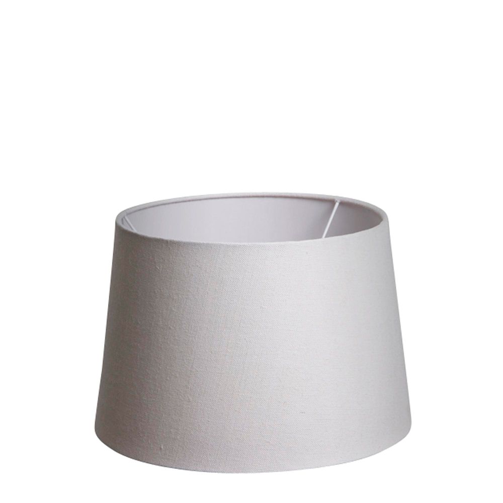 Buy Lamp Shades Australia Small Drum Lamp Shade (12x10.5x8 H) - Textured Ivory - Linen Lamp Shade - ELSZ121058IVEU