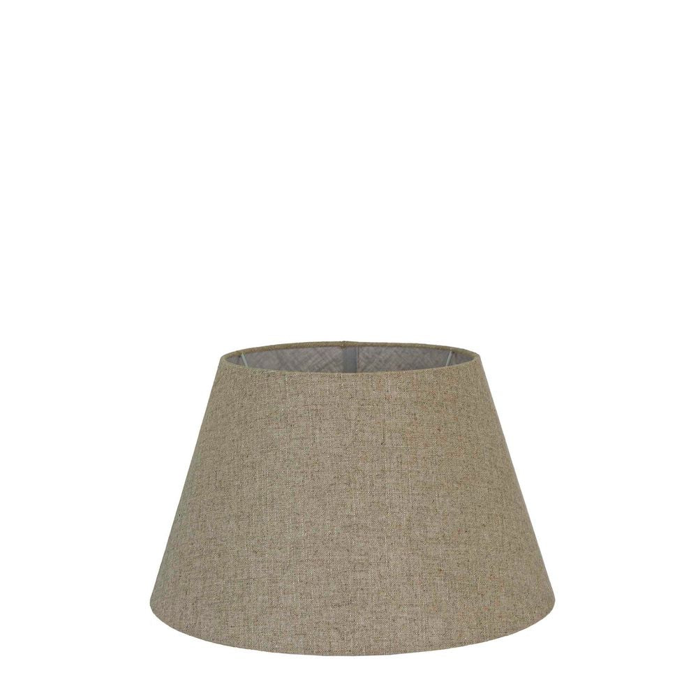 Buy Lamp Shades Australia XS Taper Lamp Shade (10x6.5x7 H) - Dark Natural Linen - Linen Lamp Shade - ELSZ10657NLEU