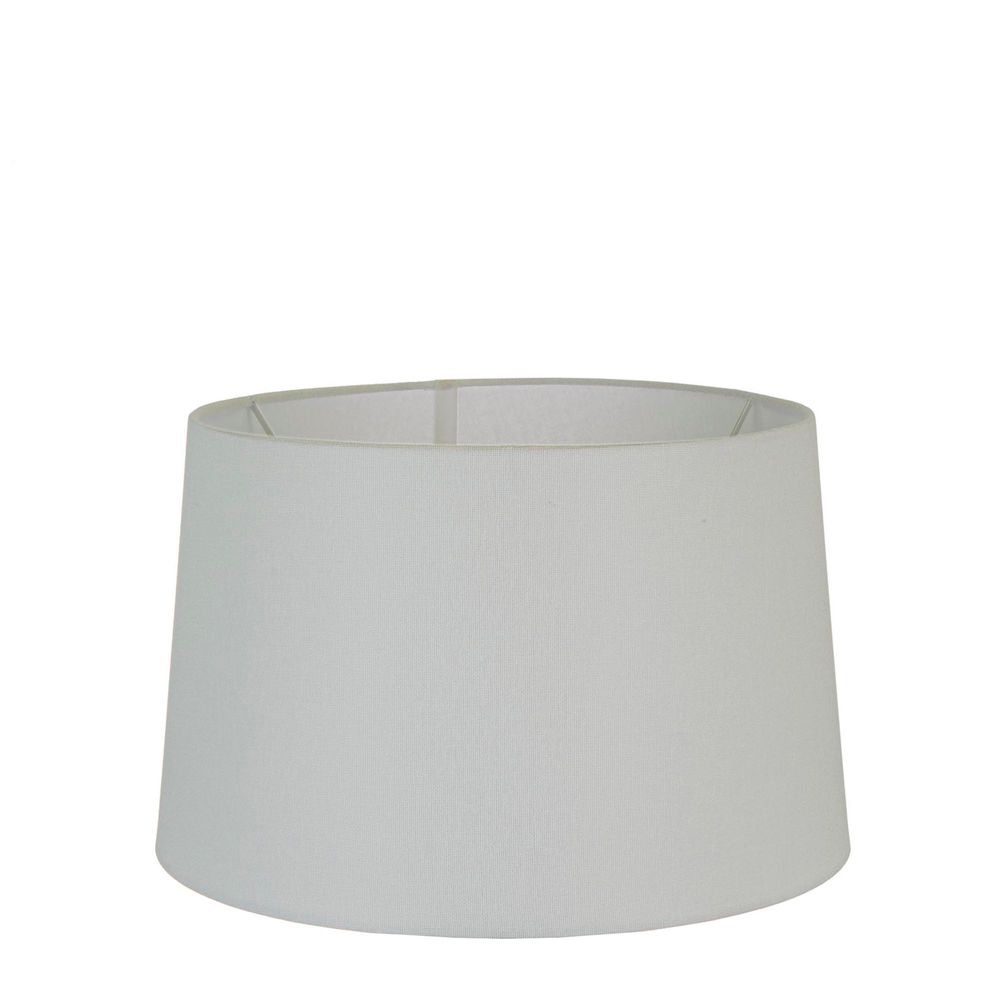 Medium Drum Lamp Shade (14x12x9.5 H) - Light Natural Linen - Linen Lamp Shade - ELSZ141295LLEU