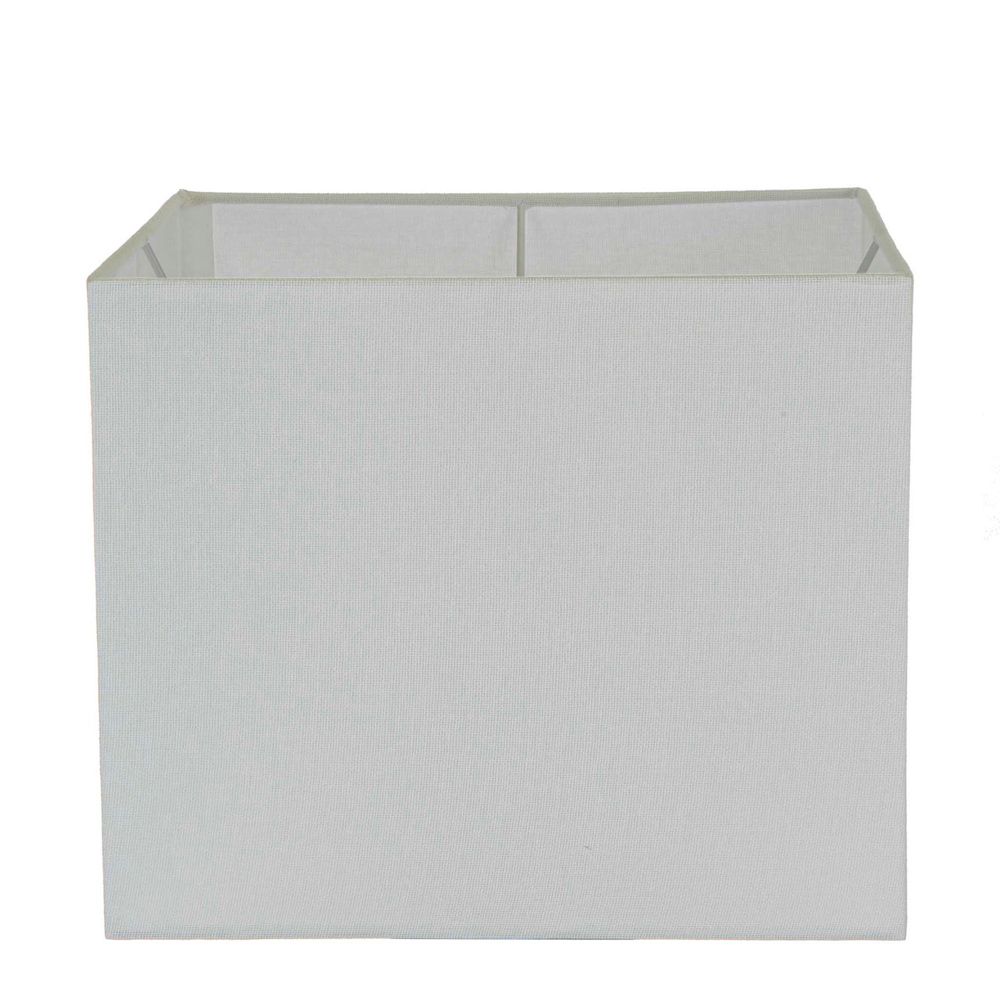 XL Square Lamp Shade (18x18x12 H) - Textured Ivory - Linen Lamp Shade - ELSZSQ18IVEU