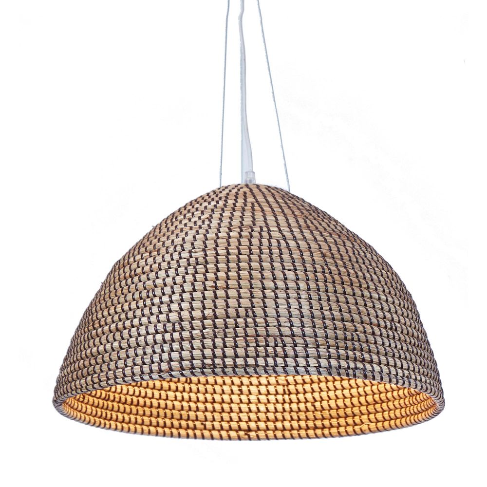 Buy Pendant lights australia - San Marco basket 1 Light Pendant Brown - ELTIQ102875
