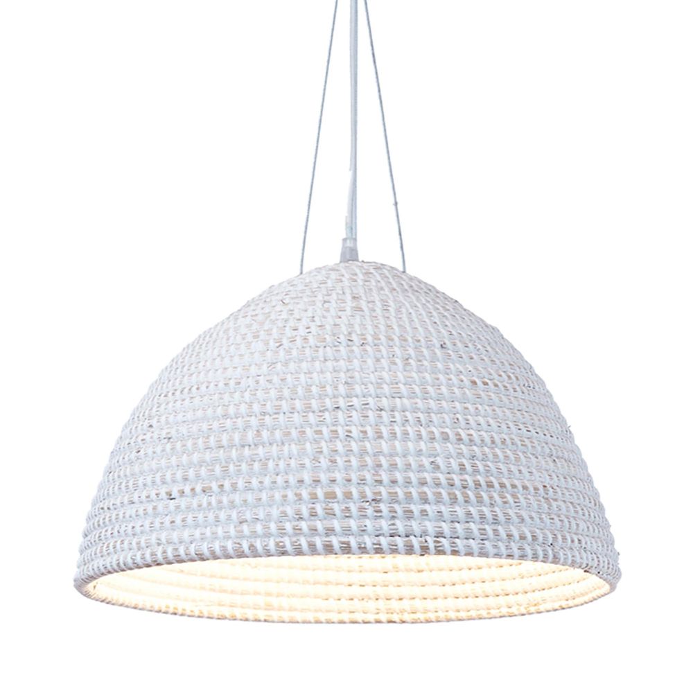 Buy Pendant lights australia - San Marco basket 1 Light Pendant Cream - ELTIQ102876