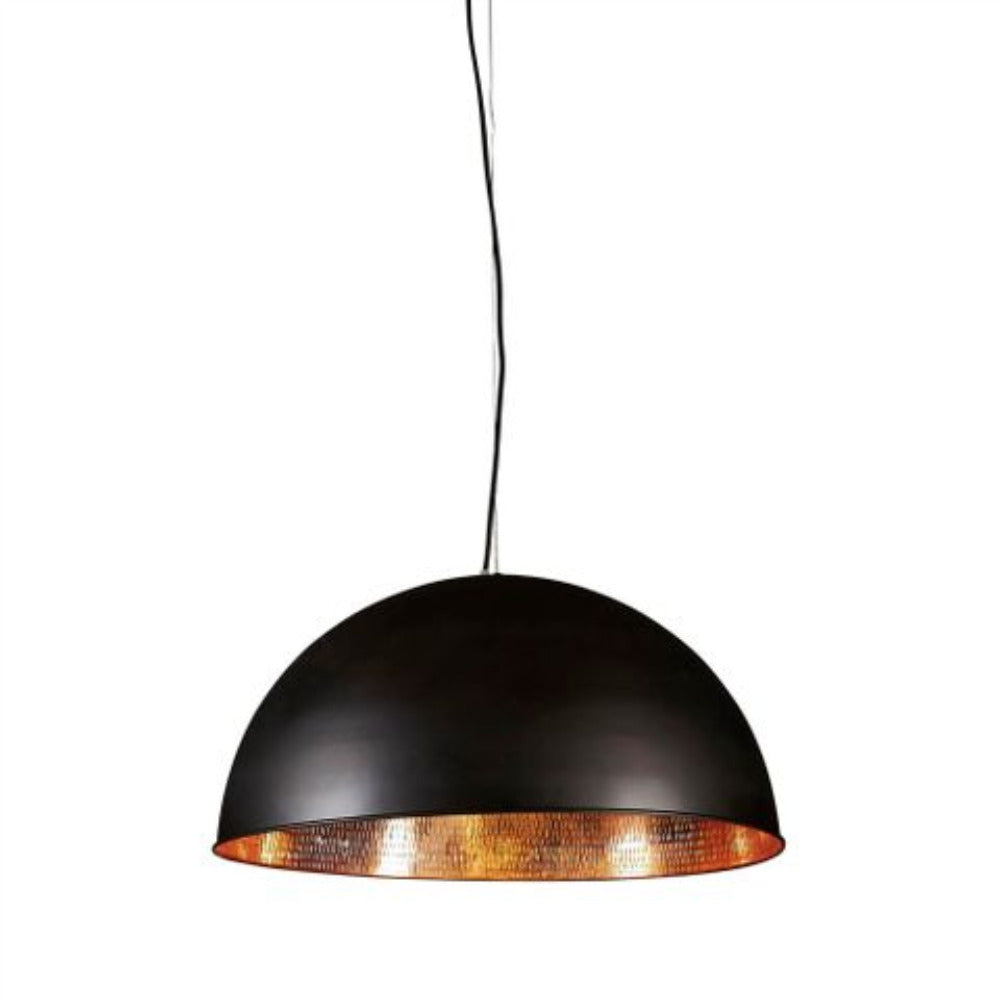 Buy Pendant lights australia - Alfresco Dome 1 Light Pendant Black Copper - ELAWDOMEBLKCOP