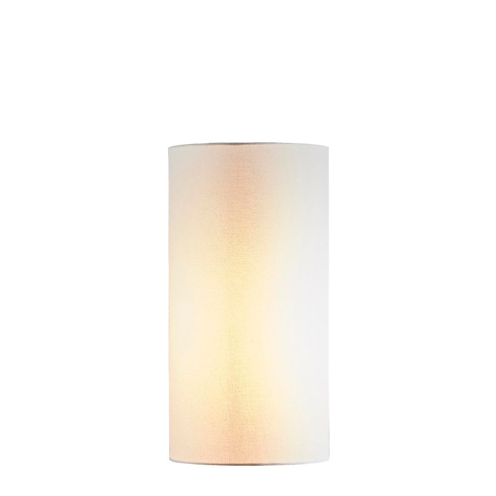 Buy Lamp Shades Australia Small Tall Cylinder Lamp Shade (12x12x22 H) - Textured Ivory - Linen Lamp Shade - ELSZ121222IVEU