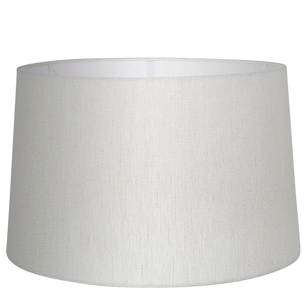 Buy Lamp Shades Australia XXXL Drum Lamp Shade (24x22x14 H) - Light Natural Linen - Linen Lamp Shade - ELSZ242214LLEU