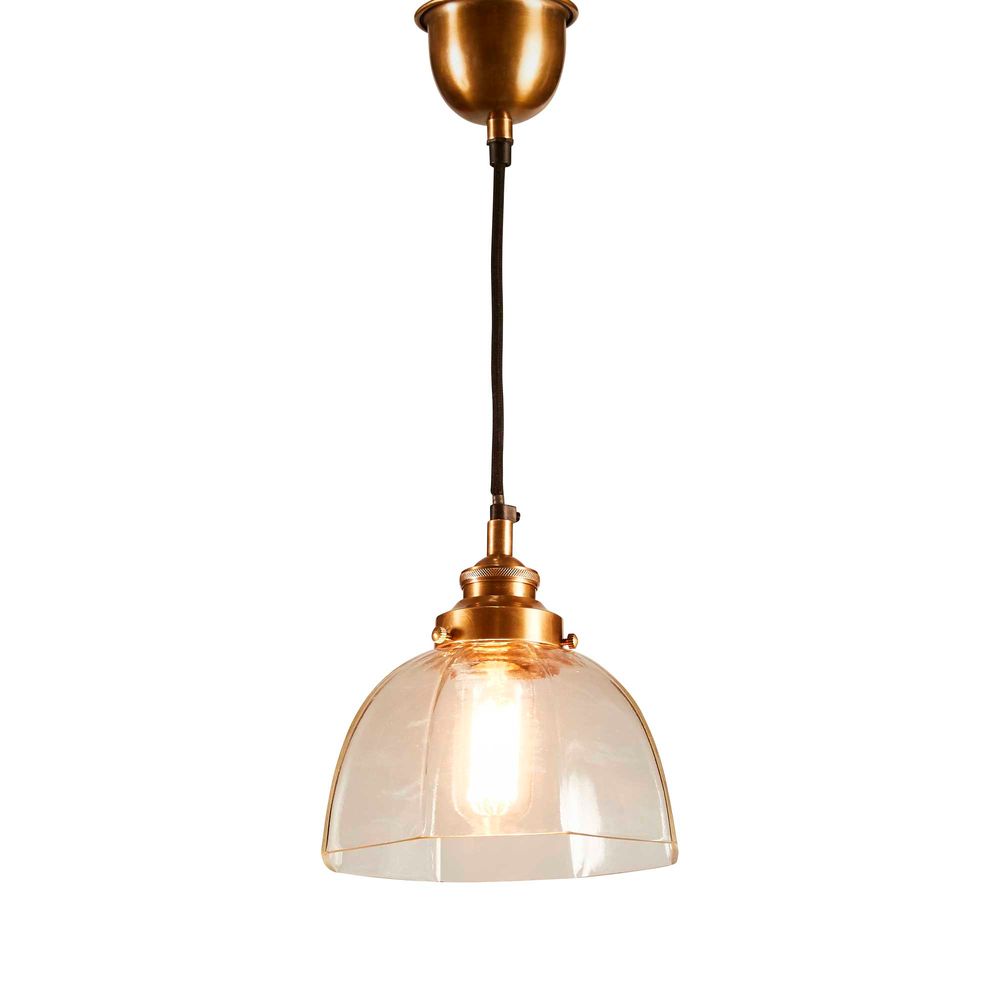 Buy Pendant lights australia - Hobart 1 Light Pendant Antique Brass - ELPIM57752AB