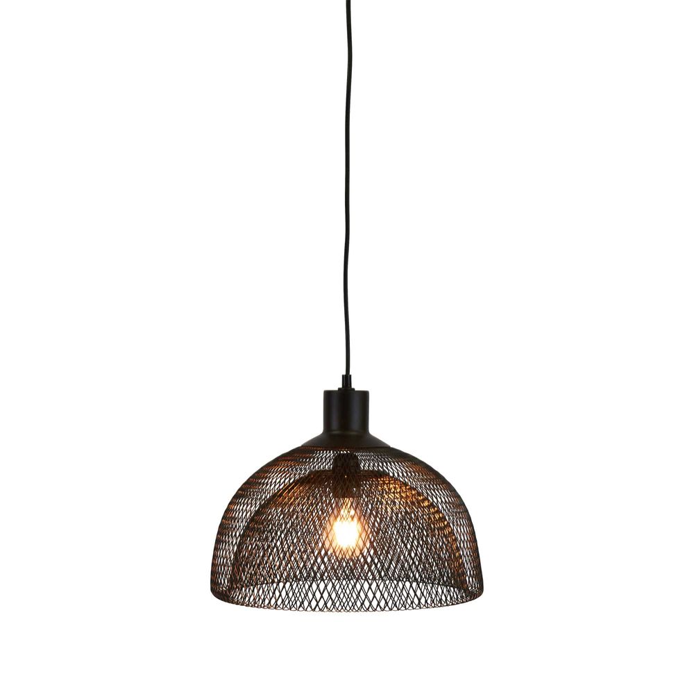 Buy Pendant lights australia - Valentino Medium 1 Light Pendant Black - ELZR6355BM