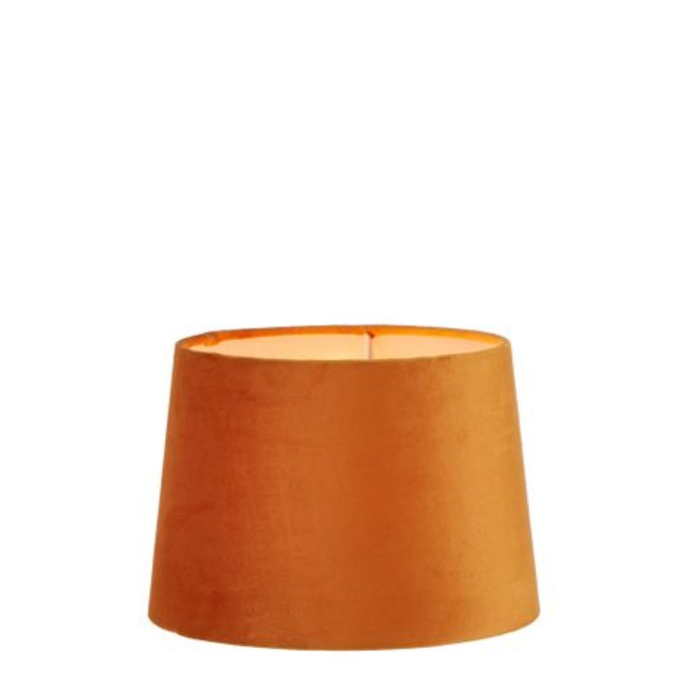 Buy Lamp Shades Australia XS Drum Lamp Shade (10x8.5x7 H) - Burnt Orange - Velvet Lamp Shade - ELSZ10857OREU