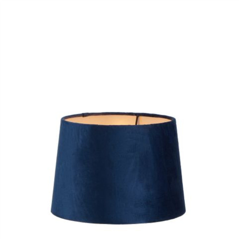 XS Drum Lamp Shade (10x8.5x7 H) - Royal Blue - Velvet Lamp Shade - ELSZ10857BLEU