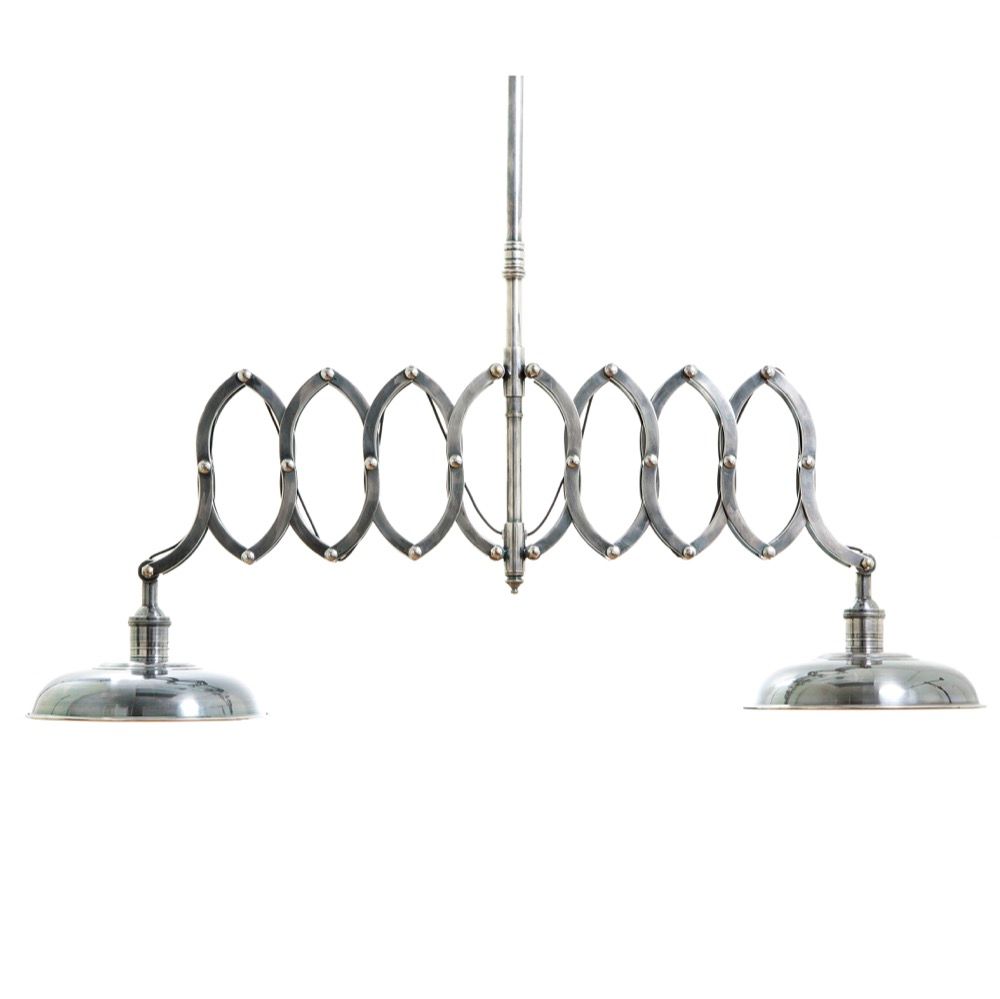 Buy Pendant Lights Australia Brentwood Double Scissor 2 Light Pendant - ELPIM50889AS