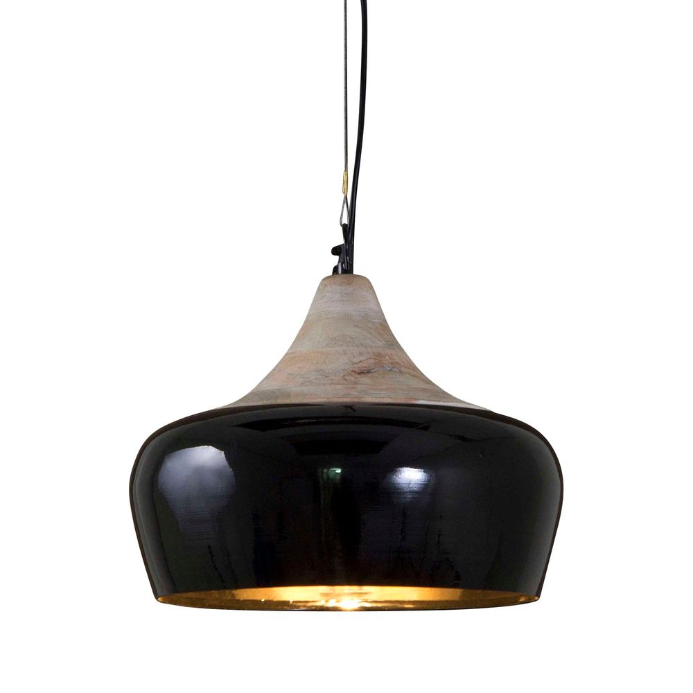 Buy Pendant Lights Australia Milano 1 Light Pendant Black - ELOM2054PBLK