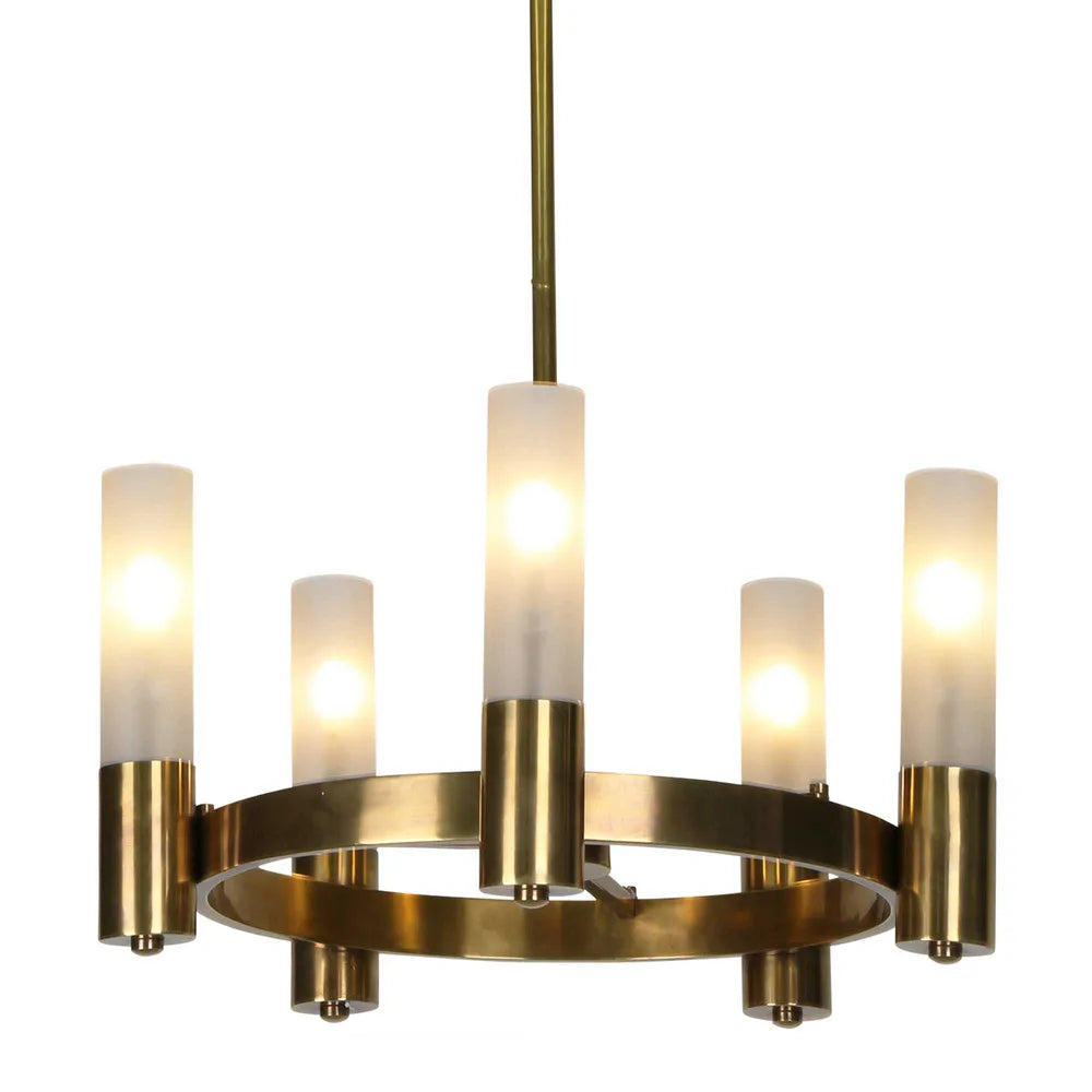 Buy Pendant Lights Australia Oscar Ceiling Pandant 6 Lights Brass - ELPIM31461AB