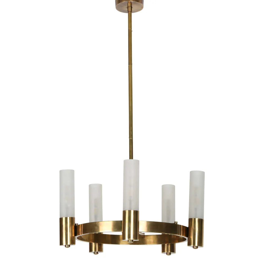 Buy Pendant Lights Australia Oscar Ceiling Pandant 6 Lights Brass - ELPIM31461AB