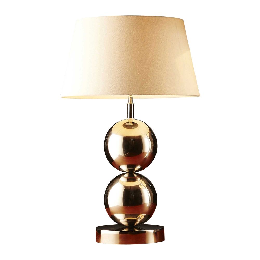 Diesel Stacked Ball Table Lamp Base Only - Shiny Nickel - ELSB21844